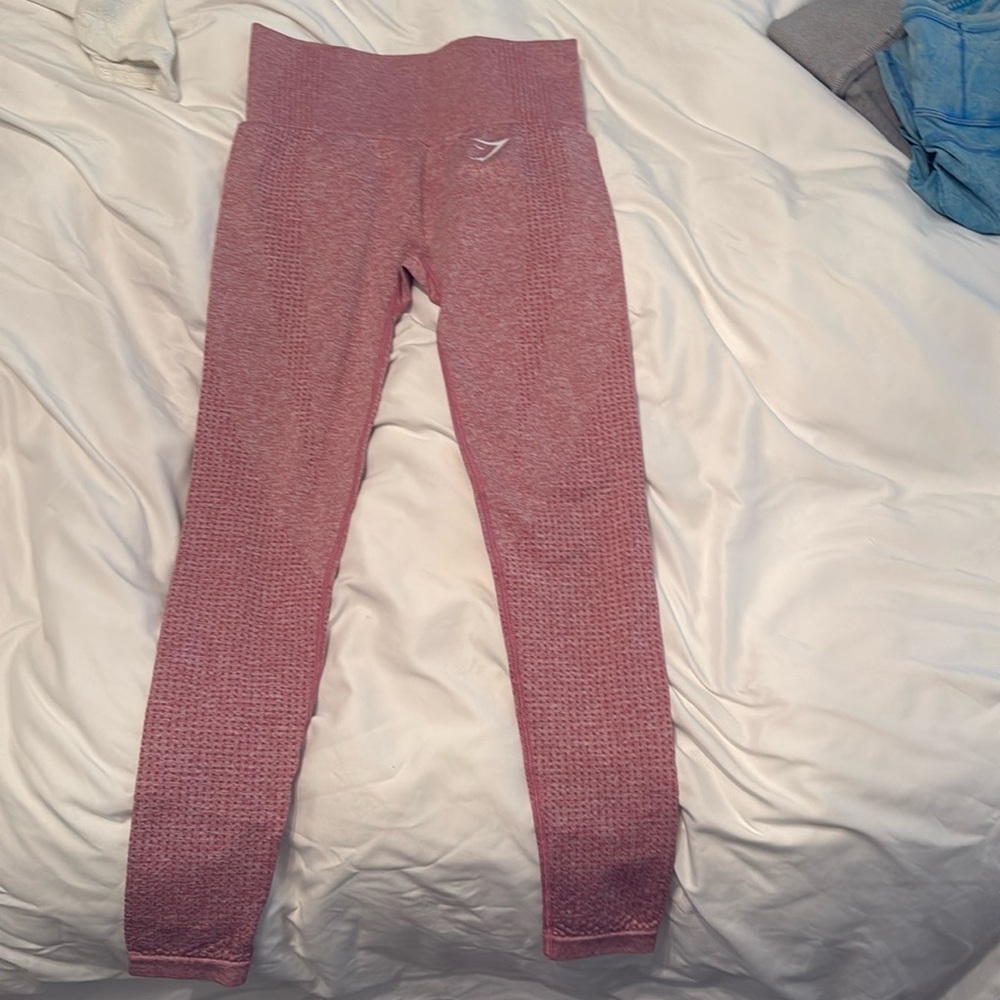 Pink gymshark leggings S or XS unknown